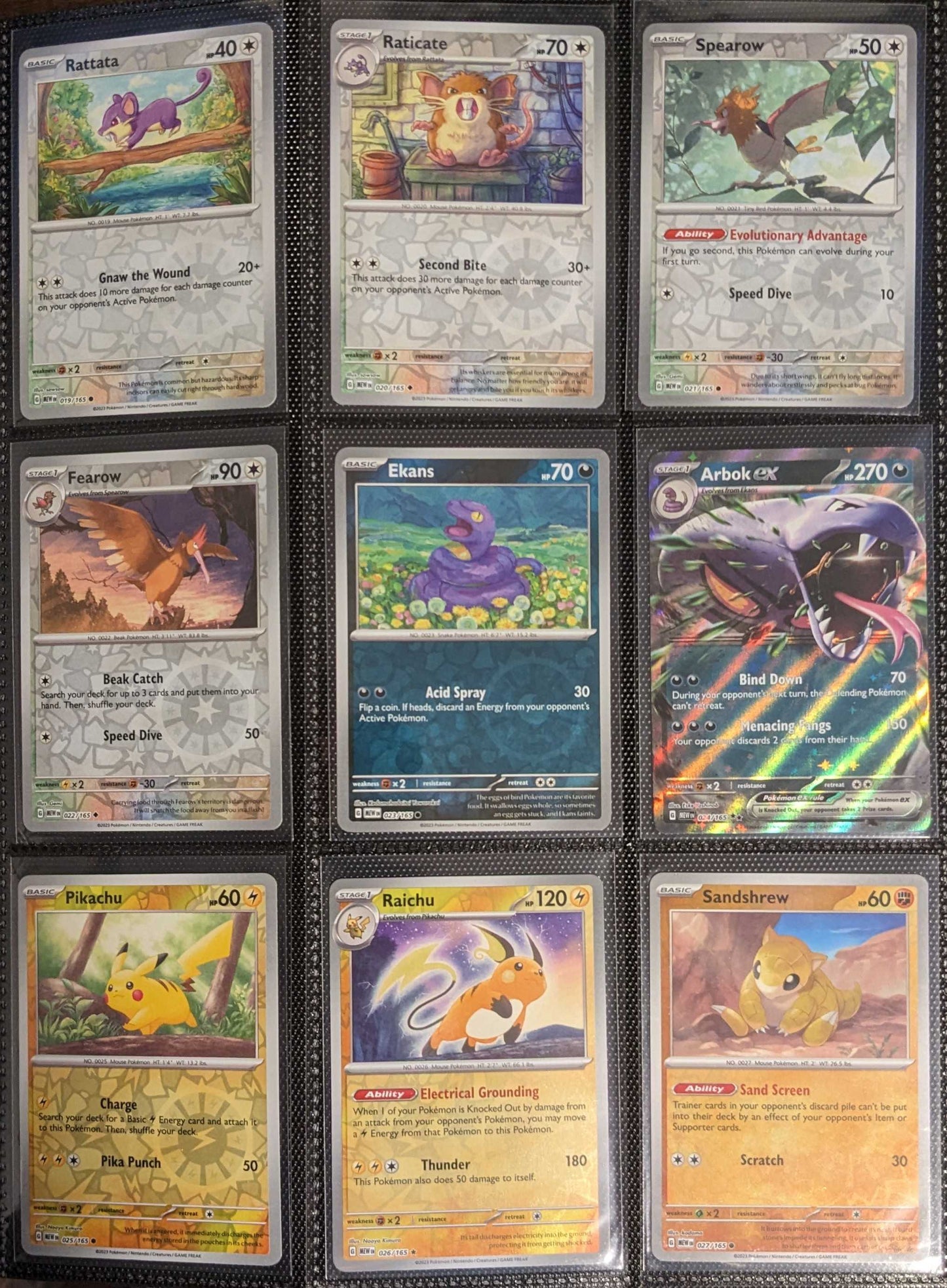 Pokemon 151 Complete Reverse/EX/Holo Set Scarlet Violet NM/M