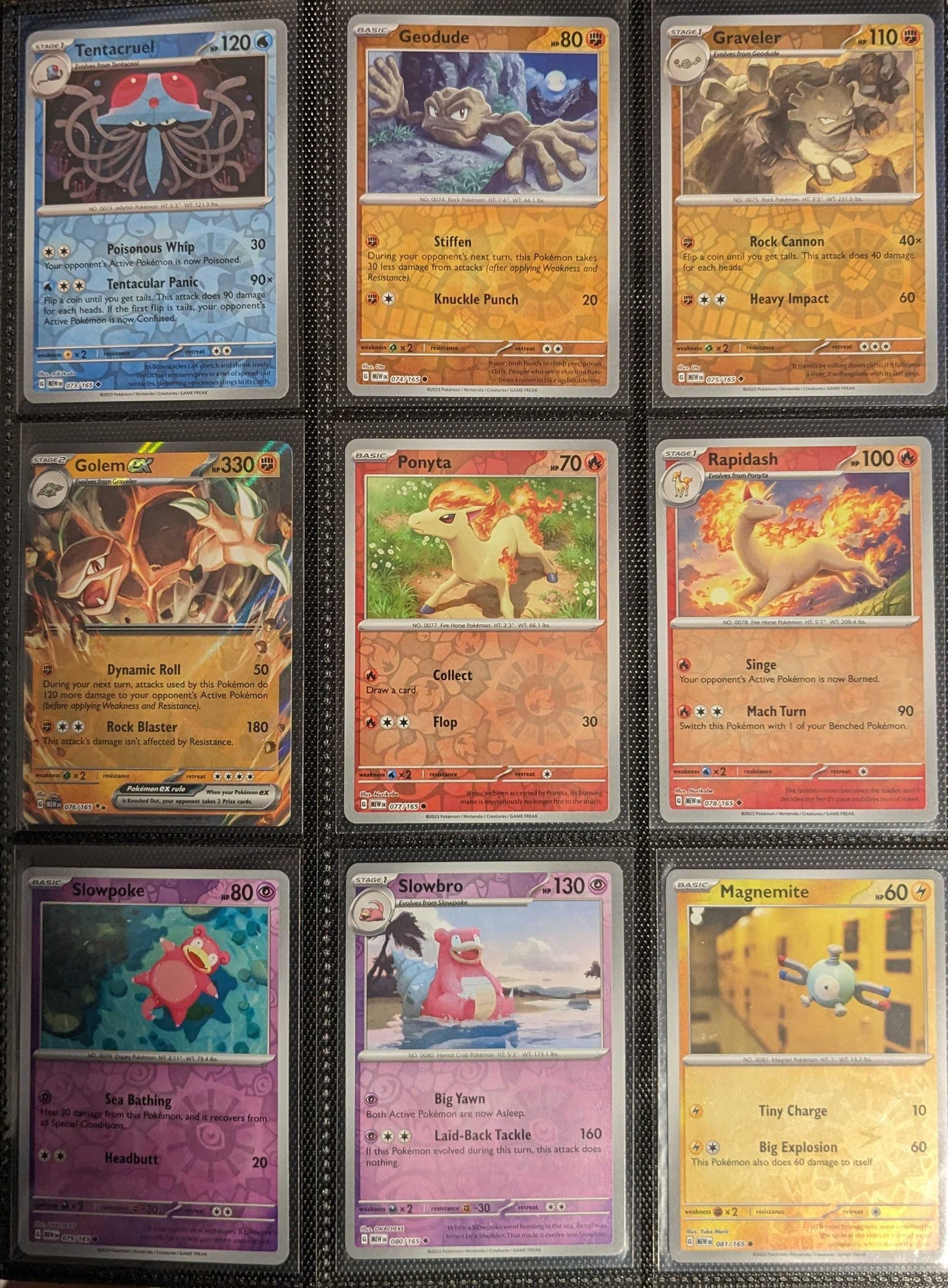 Pokemon 151 Complete Reverse/EX/Holo Set Scarlet Violet NM/M