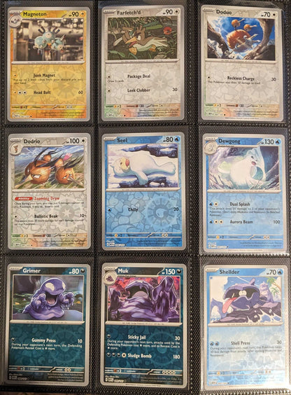 Pokemon 151 Complete Reverse/EX/Holo Set Scarlet Violet NM/M