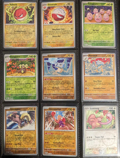 Pokemon 151 Complete Reverse/EX/Holo Set Scarlet Violet NM/M