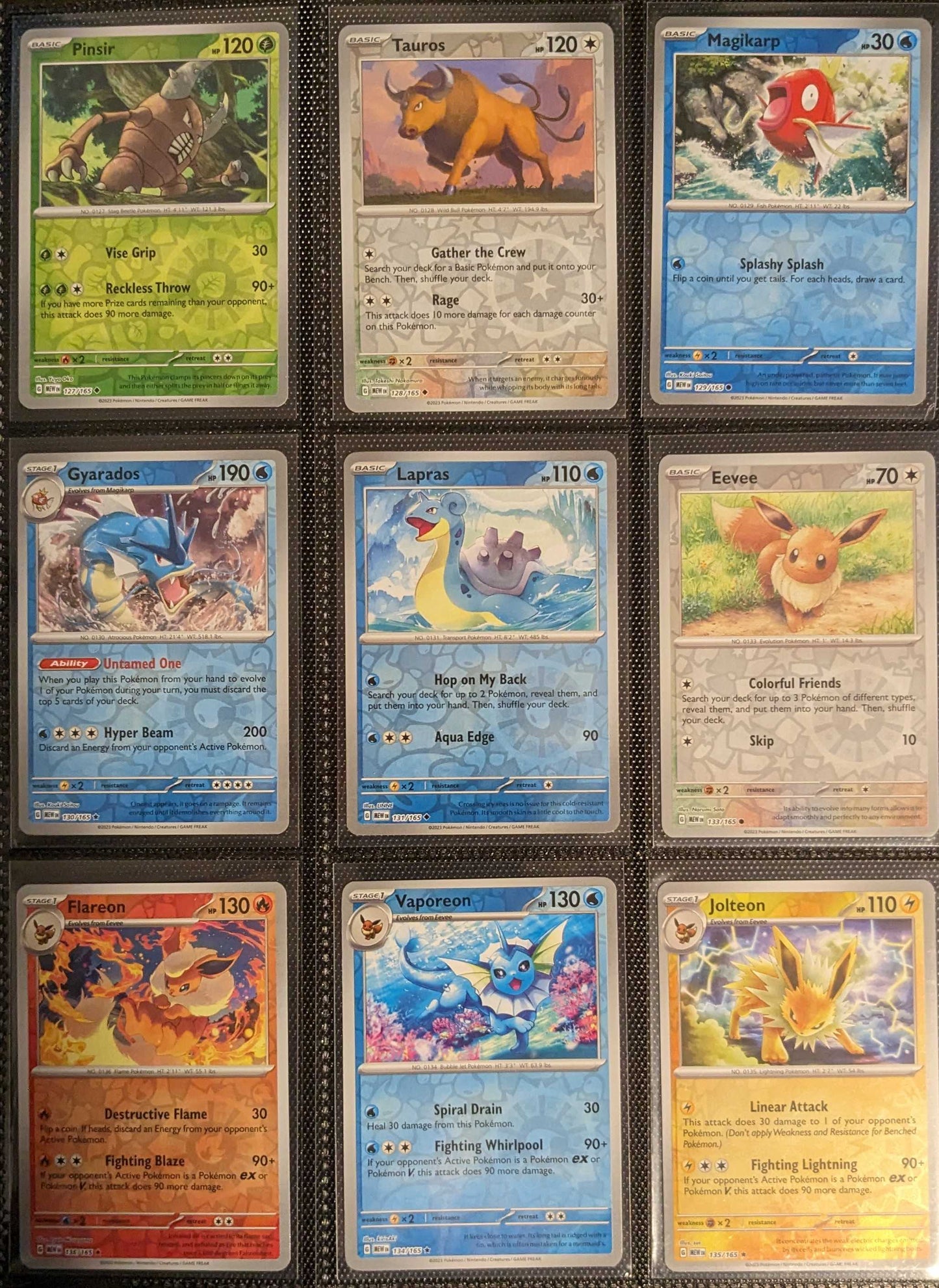 Pokemon 151 Complete Reverse/EX/Holo Set Scarlet Violet NM/M