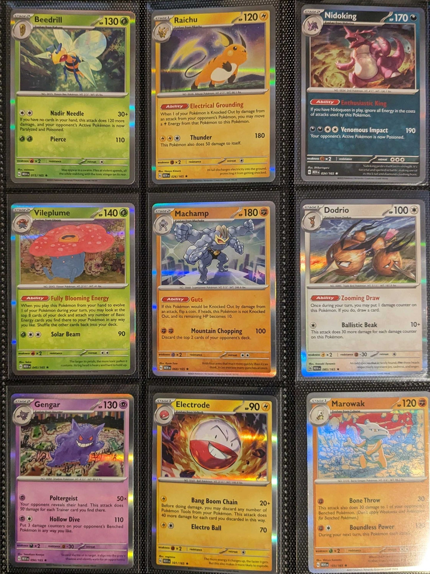 Pokemon 151 Complete Reverse/EX/Holo Set Scarlet Violet NM/M