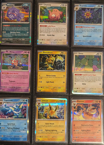 Pokemon 151 Complete Reverse/EX/Holo Set Scarlet Violet NM/M