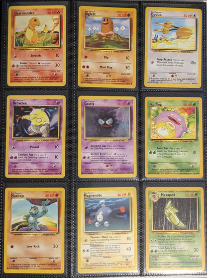 Pokemon 100% COMPLETE BASE SET UNLIMITED 102/102 NM-MP